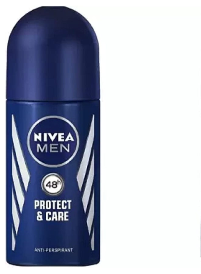 NIVEA MEN PROTECT CARE & DEEP IMPACT Deodorant Roll-on - For Men (50 ml, Pack of 2) - Image 3